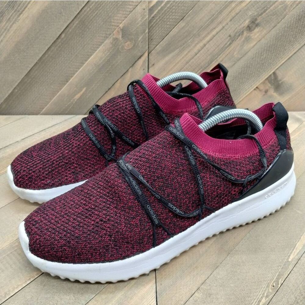 Adidas Ultimamotion Casual Sneakers Womens Size 11 Mystery Ruby Black Shoes